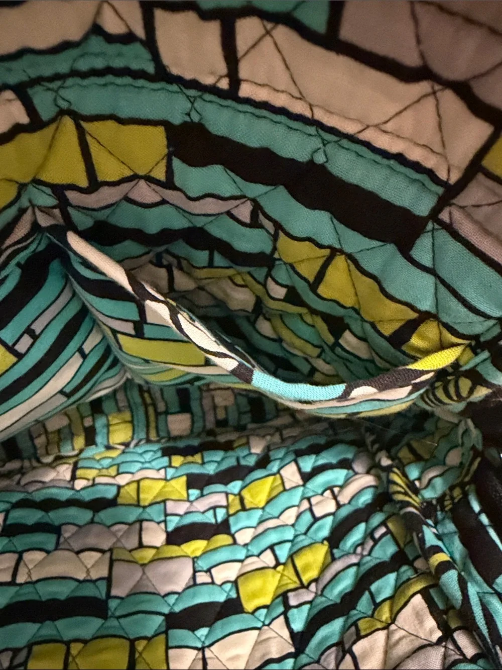 Vera Bradley compact quilted